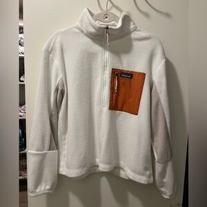 Patagonia White Fleece Pullover